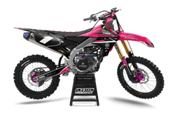 Yamaha Abide Pink Graphic Kit - YZ YZF WR TTR PW Models | All Years