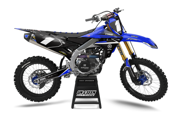 Yamaha Abide Blue Graphic Kit - YZ YZF WR TTR PW Models | All Years