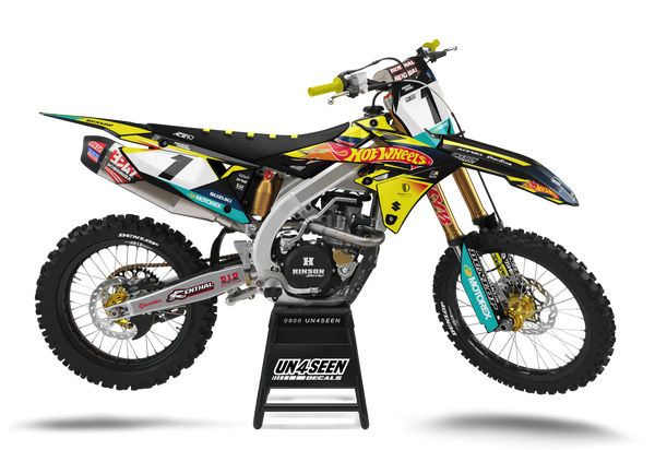 Suzuki Hotwheels Graphic Kit - RMZ RM RMX DR DRZ JR Models | All Years