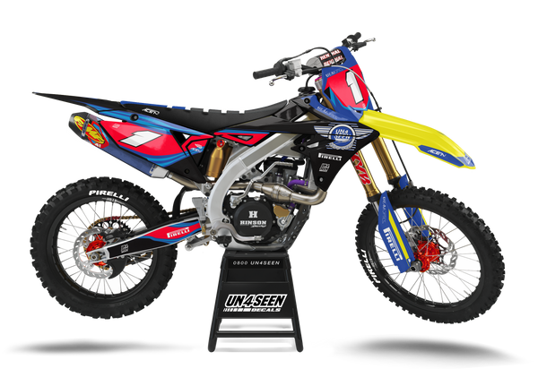 Suzuki Martini Graphic Kit - RMZ RM RMX DR DRZ JR Models | All Years