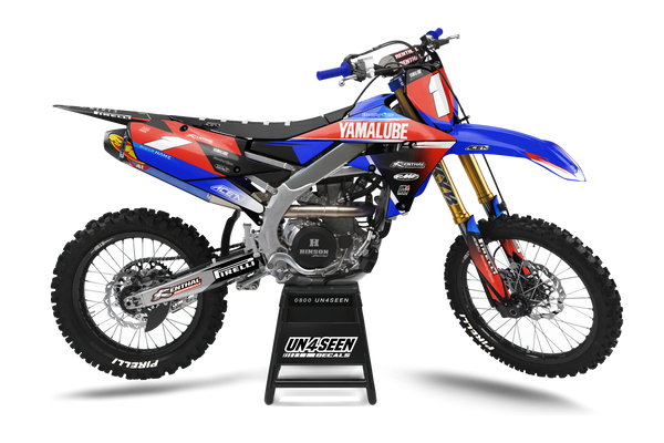 Yamaha Yamalube Red Graphic Kit - YZ YZF WR TTR PW Models | All Years