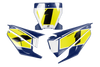 Husqvarna Number Background Decals - Swoop