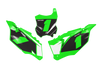 Kawasaki Number Background Decals - Edge