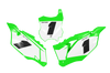 Kawasaki Number Background Decals - Edge