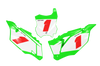 Kawasaki Number Background Decals - Edge
