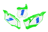 Kawasaki Number Background Decals - Edge