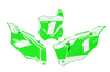 Kawasaki Number Background Decals - Edge