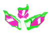 Kawasaki Number Background Decals - Edge