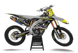 Suzuki Jumper Yellow Graphic Kit - RMZ RM RMX DR DRZ JR Models | All Years