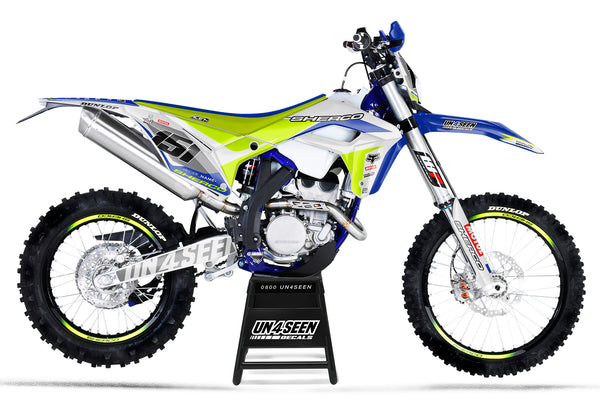 sherco Graphics Kit - delay green