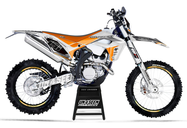 sherco Graphics Kit - delay brown
