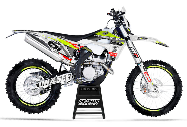 sherco Graphics Kit - floods green