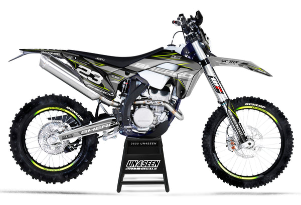 sherco Graphics Kit - katt grey