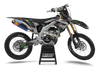 Kawasaki Graphics Kit - Stitches Grey
