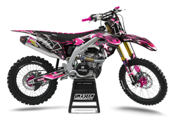 Kawasaki Lippy Pink Graphic Kit - KK KXF KDX KLX Models | All Years