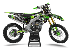 Kawasaki Lippy Green Graphic Kit - KK KXF KDX KLX Models | All Years