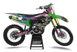 Kawasaki Shock Pinks Graphic Kit - KK KXF KDX KLX Models | All Years
