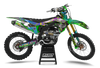 Kawasaki Graphics Kit - Shock Blues