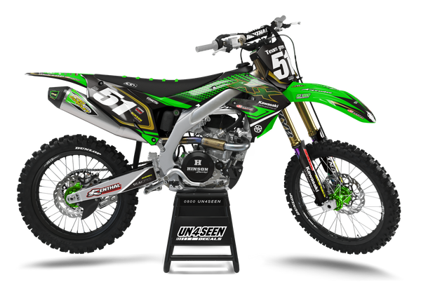 Kawasaki Villo Graphic Kit - KK KXF KDX KLX Models | All Years
