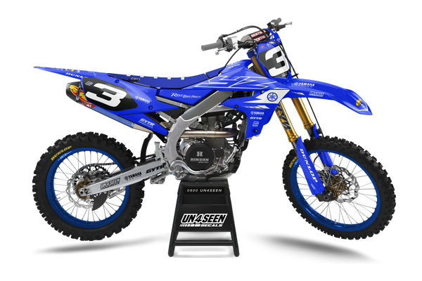 Yamaha Cela Blue Graphic Kit - YZ YZF WR TTR PW Models | All Years