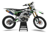 Kawasaki Graphics Kit - JAM White