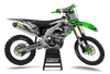 Kawasaki Graphics Kit - Martelli Green