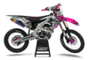 Kawasaki Graphics Kit - Martelli Pink