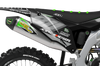 Kawasaki Graphics Kit - Martelli Green