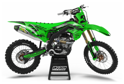 Kawasaki Stealth Green Graphic Kit - KK KXF KDX KLX Models | All Years