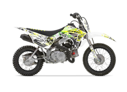 Honda Skulls & Speed Yellow Graphic Kit - CRF CR XR Models | All Years