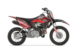 Honda Wings Red Graphic Kit - CRF CR XR Models | All Years
