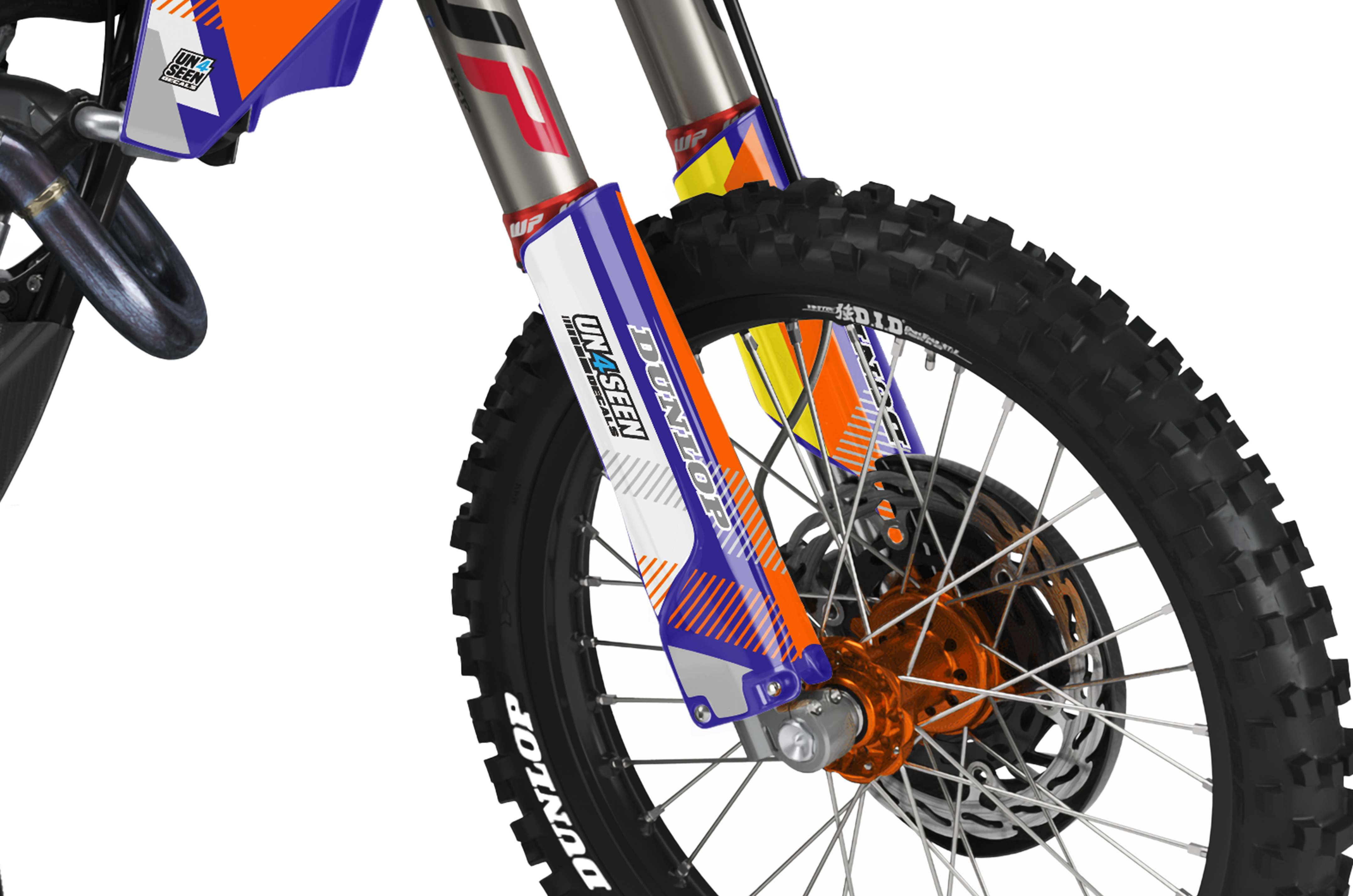 KTM Graphics Kit - Build Purple New Zealand
