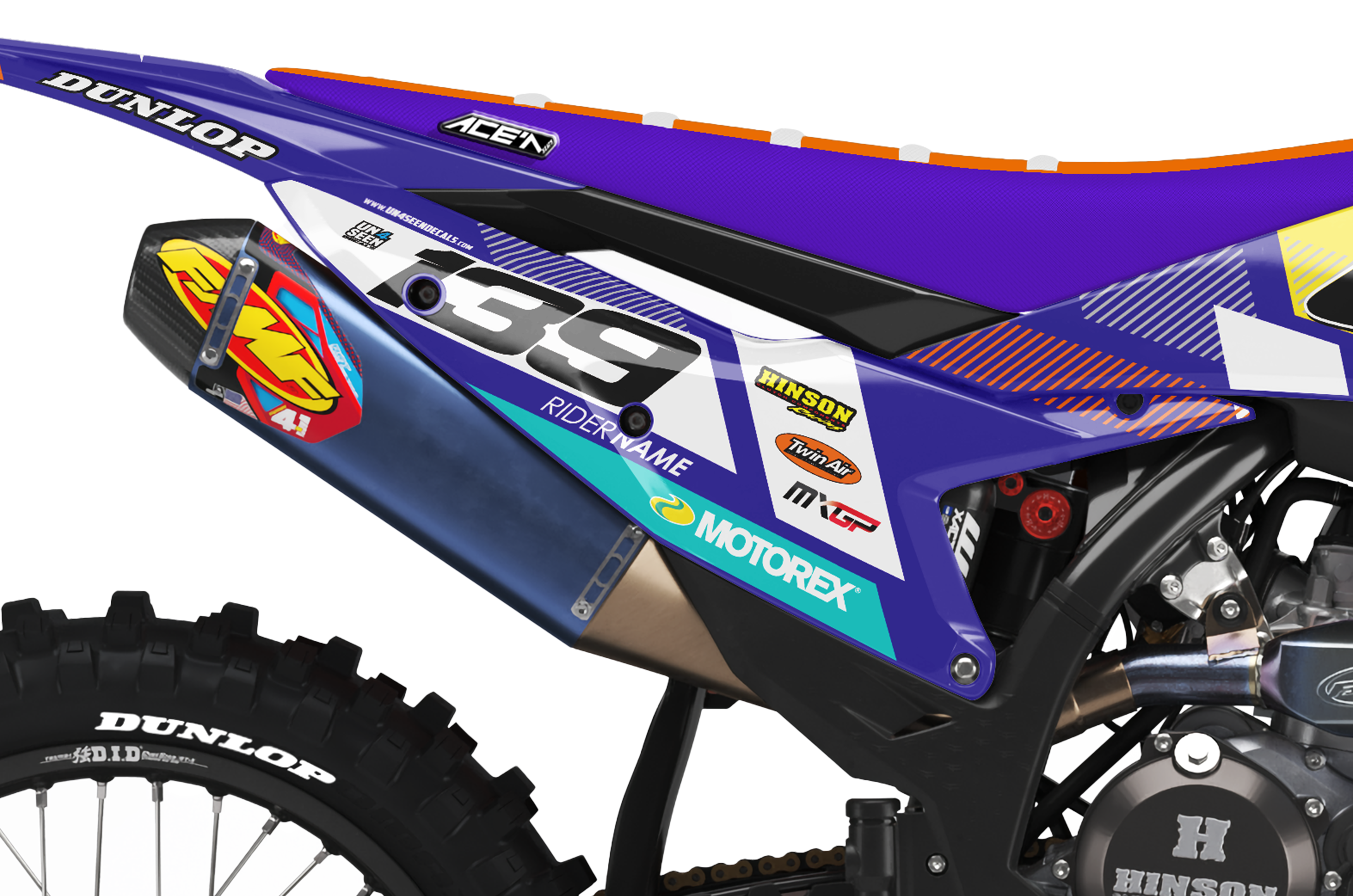 KTM Graphics Kit - Build Purple New Zealand