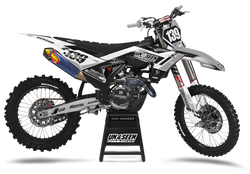 KTM Click Grey Graphic Kit - SX SXF XC XCF EXC EXCF Models | All Years