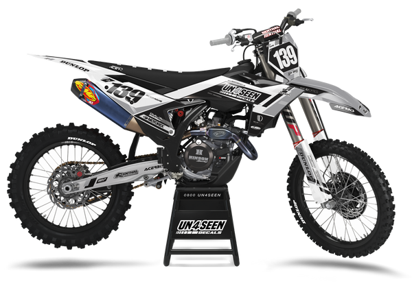 KTM Click Grey Graphic Kit - SX SXF XC XCF EXC EXCF Models | All Years