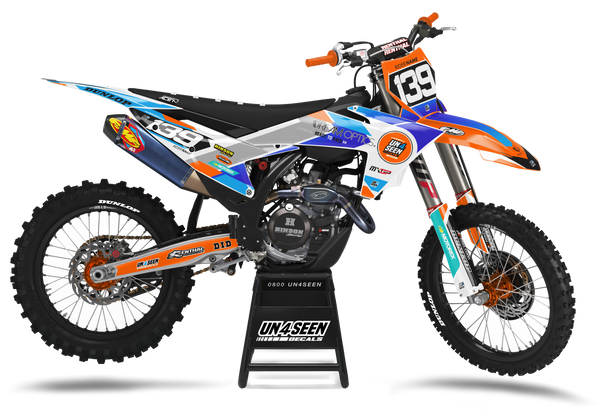 KTM Mazy Orange Graphic Kit - SX SXF XC XCF EXC EXCF Models | All Years