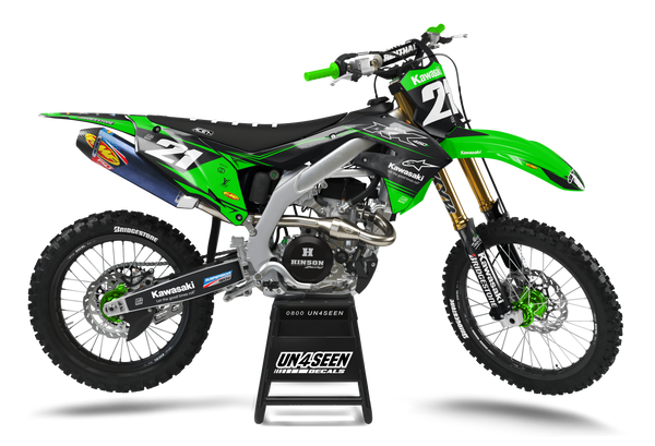Kawasaki Barnes Graphic Kit - KK KXF KDX KLX Models | All Years