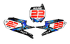 Yamaha Number Background Decals - Camo