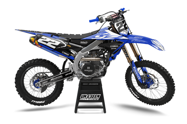 Yamaha Reflex Blue Graphic Kit - YZ YZF WR TTR PW Models | All Years
