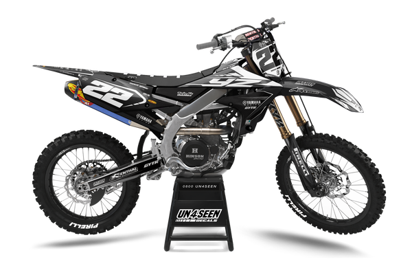 Yamaha Reflex Black Graphic Kit - YZ YZF WR TTR PW Models | All Years