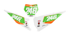 KTM Number Background Decals - Slides