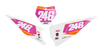 KTM Number Background Decals - Slides