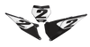 KTM Number Background Decals - Simple