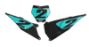 KTM Number Background Decals - Simple