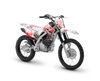 Honda Crf125f Graphic Kit - Skulls & Speed Red