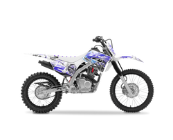 Honda Skulls & Speed Blue Graphic Kit - CRF CR XR Models | All Years