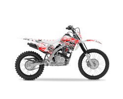 Honda Skulls & Speed Red Graphic Kit - CRF CR XR Models | All Years