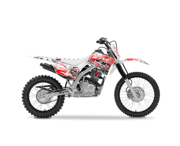 Honda Skulls & Speed Red Graphic Kit - CRF CR XR Models | All Years