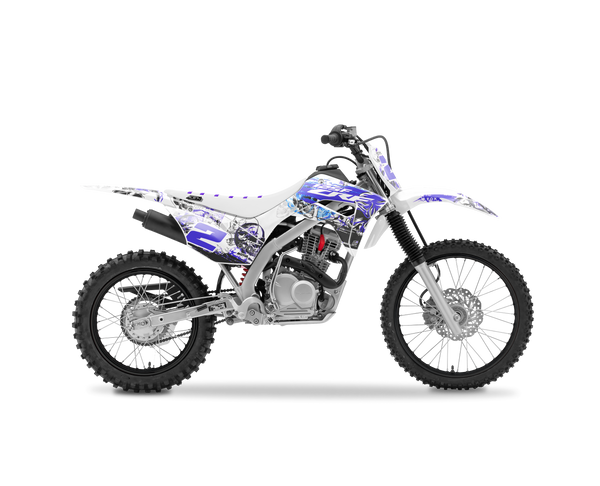 Honda Skulls & Speed Blue Graphic Kit - CRF CR XR Models | All Years
