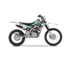 Honda Crf125f Graphic Kit - Conduct Aqua